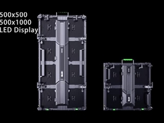 Zarówno wewnętrzna, jak i zewnętrzna szafa aluminiowa z modułami ekranu LED o wymiarach 250*250 mm