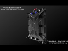 Zarówno wewnętrzne, jak i zewnętrzne aluminiowe szafy 640*640*61,5mm pasują do modułów ekranów LED 320*160mm