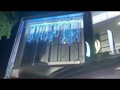 Przezroczysty ekran LED z kratką 3m*2,5m do okna wystawowego sklepu