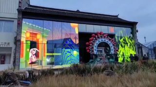 Przezroczysta obudowa ekranu LED