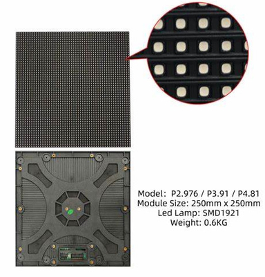 Wodoodporny panel LED RGB IP65 Tło sceniczne P2.976 P3.91 P4.81