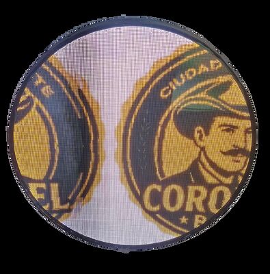 LED round cake screen,LED round display with stand