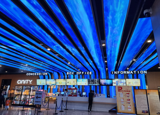 900cd Ekran LED wewnętrzny pełnokolorowy do wynajęcia P3.91 Ściana matrycowa LED CCC 65410 pikseli