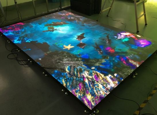 Łatwe utrzymanie ODM Ślubna impreza Taniec Podłogowy Led Screen Wynajem 3840Hz Do Płytki Scene