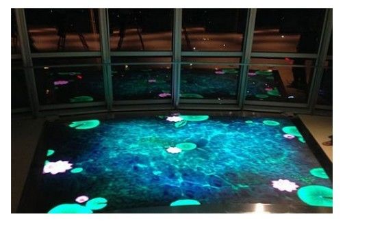 P6.25 Disco Portable Led Dance Floor Rental ROHS High Definition