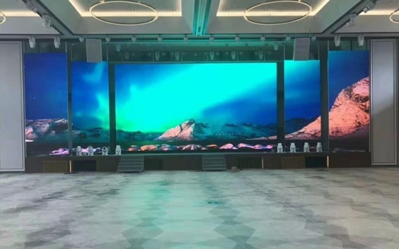 Wewnętrzny wyświetlacz LED Longda Trwała szafka ścienna wideo 320 × 160 mm 3840 Hz