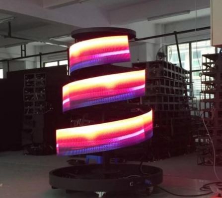 IP43 Ekran tła LED Elastyczny wyświetlacz LED P2.5 AC90V