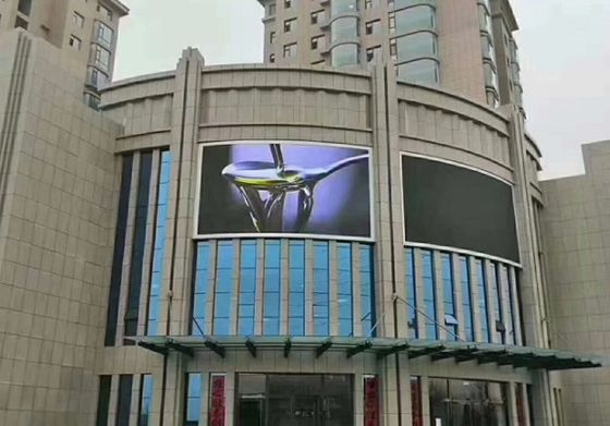 Specjalne zewnętrzne LED ściany wideo ekrany P8 wodoodporne IP65 Żelazne szafy
