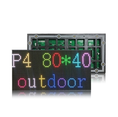 Zewnętrzny moduł wyświetlacza LED P4 SMD w pełnym kolorze Moduł z ekranem LED 320X160mm / 256X128mm