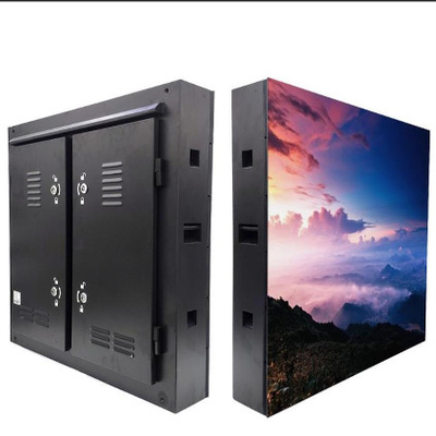 300W P8 P10 Zewnętrzne ściany wideo LED Kolorowy wyświetlacz Żelazo Wodoodporny 7000cd / M²