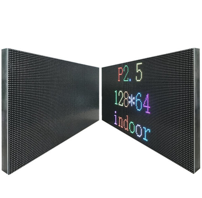 1R1G1B Wewnętrzny kolorowy wyświetlacz LED P2.5 HD 320 * 160 mm