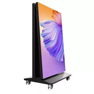 HD Trwały składany ekran LED Plakat Przenośny odtwarzacz reklamowy Viedo Panele ścienne P1.25 P1.538 P1.86 P2 P2.5 P3