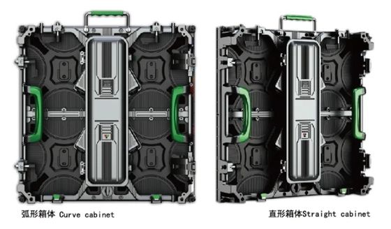 Wyświetlacz LED do wypożyczenia szafki aluminiowej P3.91 Wewnętrzny płaski ekran LED HD
