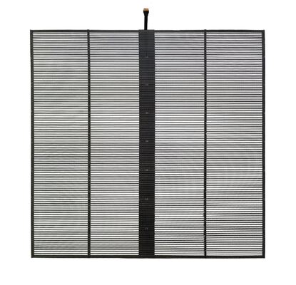 220W / M2 Przezroczysty ekran z siatki LED Wyświetlacz ze szkła zewnętrznego 5000 nitów 7,8 mm