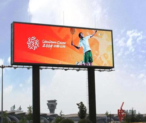 ODM P3.076 Zewnętrzne ściany wideo LED Billboard LED stały ISO14001 1R1G1B Reklama