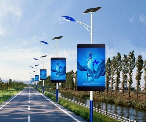 Ściany wideo LED zewnętrzne P10 Wyświetlacze Jednosłupowe Typ SMD3535 1R1G1B