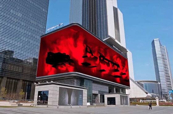 Zewnętrzny wysokiej jasności wodoodporny Instalacja stała Led Screen For Wall