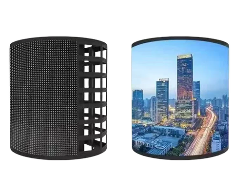 192 * 192 mm SMD 2121 Zakrzywiona witryna LED P3 mm 30 m Odległość oglądania
