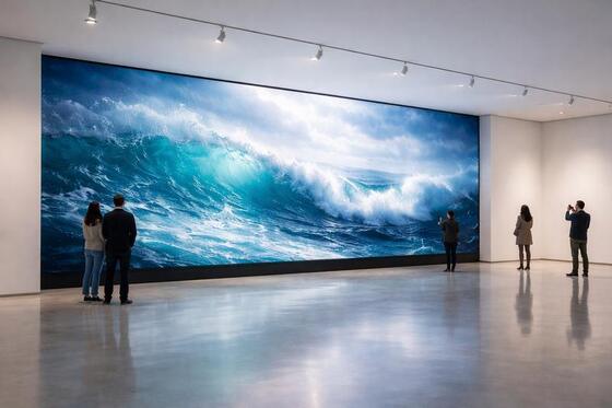 LONGDA Small Pixel Led Display P1.56 Wewnętrzny pełnokolorowy ścianę wideo konferencyjną ISO9001