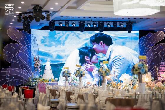 Ślub Led Screen Scene Background P5 Led Wall Rental Koncert Scene Background