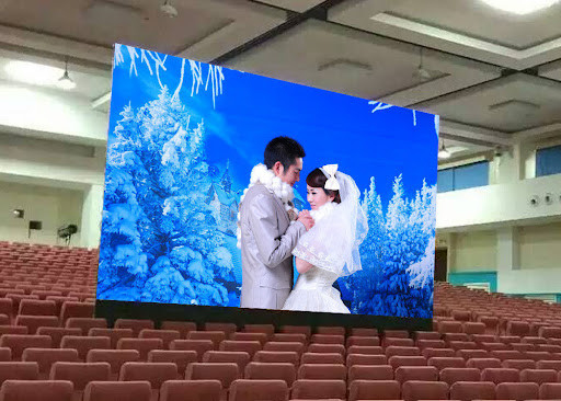 4500cd AC90V Etap Led Screen Background Wedding 80m Odległość oglądania