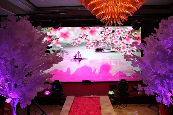 4500cd AC90V Etap Led Screen Background Wedding 80m Odległość oglądania