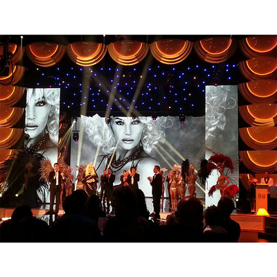 P4.81mm Wyświetlacz LED do wypożyczenia na zewnątrz AC220V 50Hz 5000nits Big Screen Hire Events