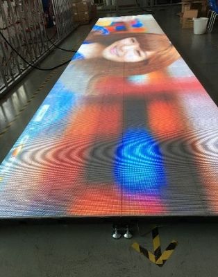 HD Wielokolorowy Led Dance Floor 3840hz 196V Na scenie koncertowej