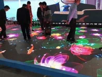 HD Wielokolorowy Led Dance Floor 3840hz 196V Na scenie koncertowej