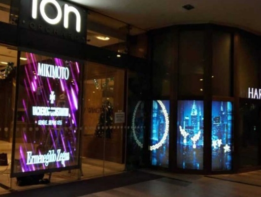 Longda Przezroczysty szklany ekran ścienny Led 5000cd P3.91mm