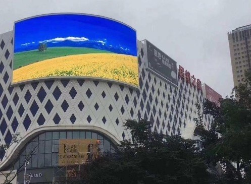 Stadion P10 Elastyczna ściana wideo Led ze stopu magnezu