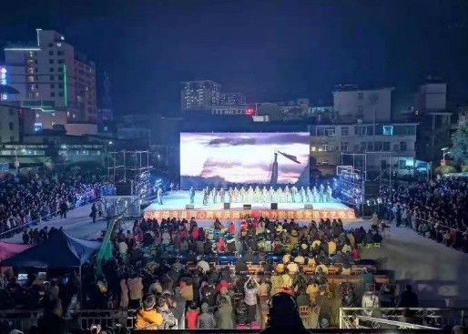 Longda Outdoor Full Color Led Display 104x104 kropki Wysoka Definicja
