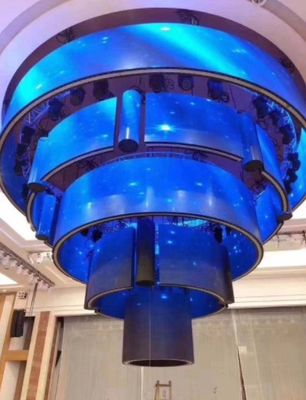 Panel wyświetlania macierzysty z elastycznym modułem LED 3840Hz ISO14001 Instalacja ssania magnetycznego