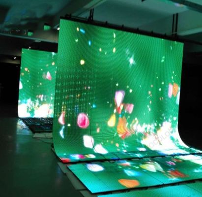 Elastyczny moduł LED RGB Ekran Wyświetlacz Ściana Wideo 600 nitów do 800 nitów