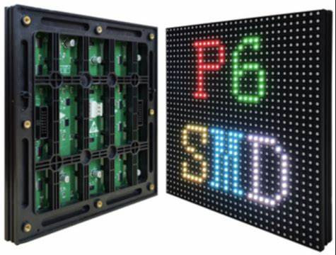 32x32 kropki w pełnym kolorze Wodoodporny zewnętrzny wyświetlacz LED P6 IP65 FCC