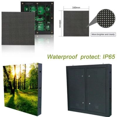 Oszczędność energii, wysoka częstotliwość odświeżania Zewnętrzne ściany wideo LED Jasność 3000-12000 nits Ekran LED IP65