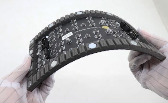Moduł LED elastyczny do zastosowań komercyjnych, mały rozstaw pikseli P1.25, ekran kurtynowy FPC 200W/m2