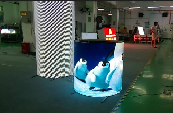 SMD Cylinder Screen Led elastyczny moduł Led płytki ścienne od 140 do 160 stopni Kąt widzenia