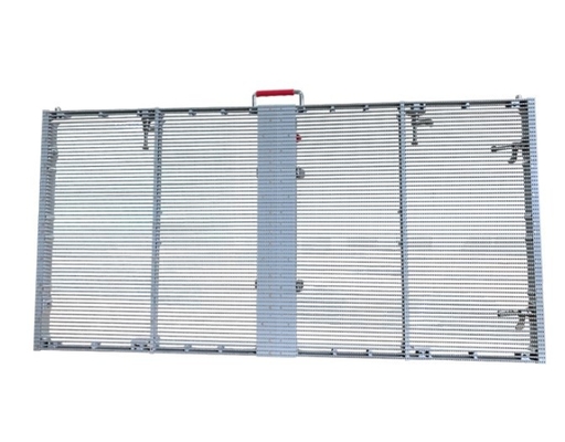 220W / M2 Przezroczysty ekran z siatki LED Wyświetlacz ze szkła zewnętrznego 5000 nitów 7,8 mm