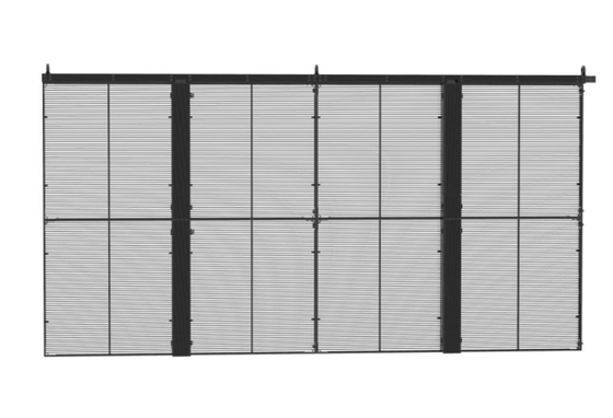 5000cd / M2 Panel z przezroczystego szkła LED 1/11 Skanuj P5.6 Kurtyna z siatki LED