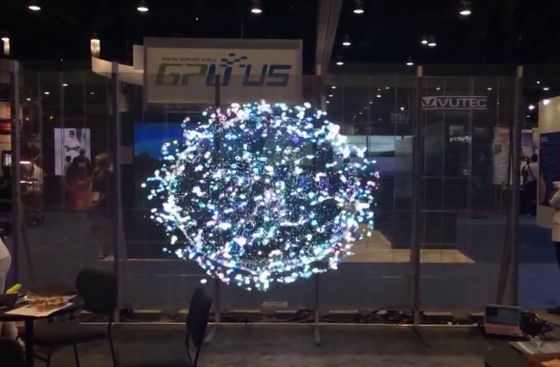 Longda 3840Hz Częstotliwość odświeżania 5000cd/m2 Jasność 1R1G1B Skład LED Transparentny Szklany Ekran LED do wynajmu lub instalacji stałej