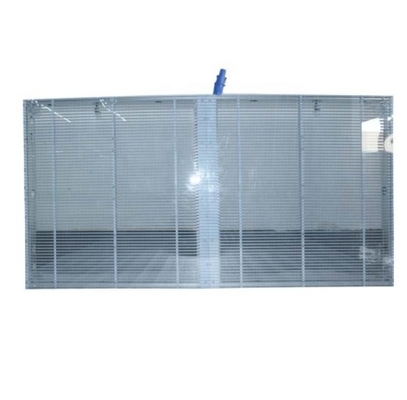 P3.91mm 1R1G1B Przezroczysty szklany ekran LED HD Led Mesh Video Wall ISO9001