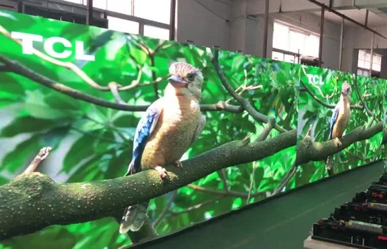 Pełnokolorowy wyświetlacz LED P3.91 500x1000mm Wypożyczalnia Wewnętrzna zewnętrzna ściana wideo LED