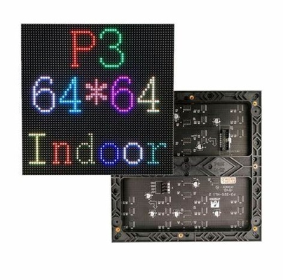 Reklama P3 Wewnętrzny kolorowy wyświetlacz LED 192x192mm Odlew aluminiowy