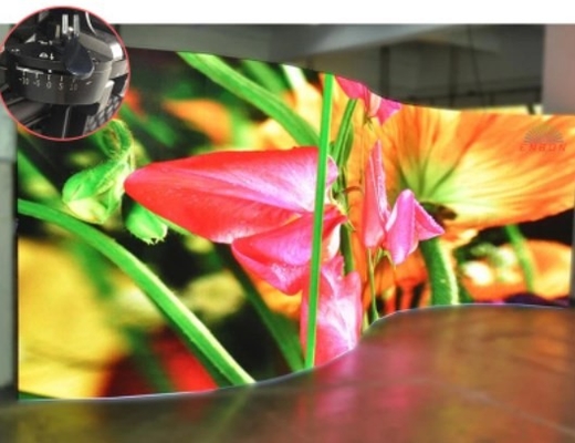 Kryty wyświetlacz LED HD P2.5 SMD Soft Zakrzywiony wewnętrzny elastyczny moduł LED
