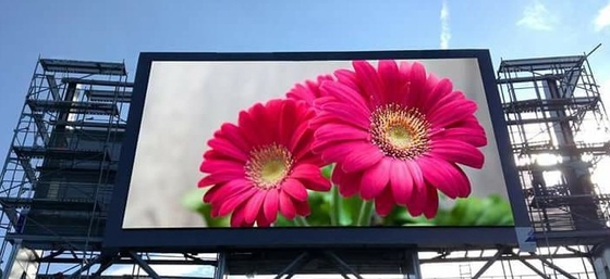P4 1R1G1B Kolorowy ekran LED IP65 Wodoodporne żelazko Elektroniczne zewnętrzne ściany wideo LED