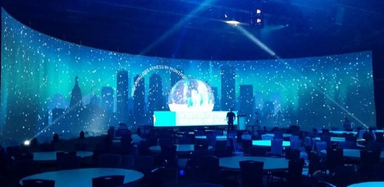 Full Color P3.91 Wynajem wideo Wall Events Backstage Ekran LED Indoor Outdoor