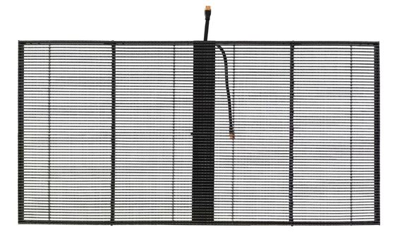 P3.9-7.8 przezroczysty ekran LED z konfigurowalnymi rozmiarami, wysoką częstotliwością odświeżania i szerokim kątem widzenia do wszechstronnych wyświetlaczy